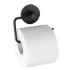 Milazzo toiletrolhouder mat zwart staal
