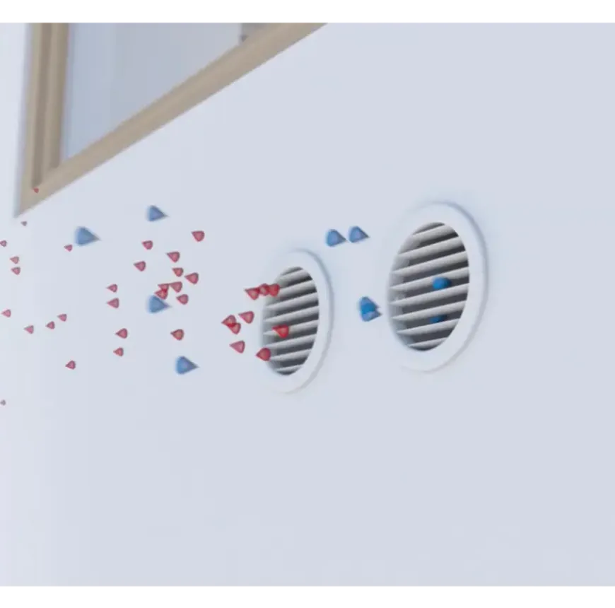 Monobloc airco WDH 429 PTC wit 2600W
