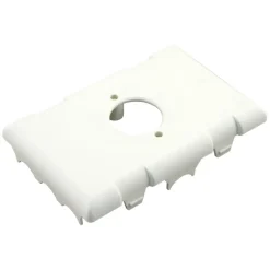 Afdekramen|Inbouw Schakelmateriaal > Attema Montageplaat combi wit voor universele lasdoos