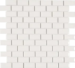 Mozaïektegel Mini Metro wit 32,2x29,8 cm 4 stuks