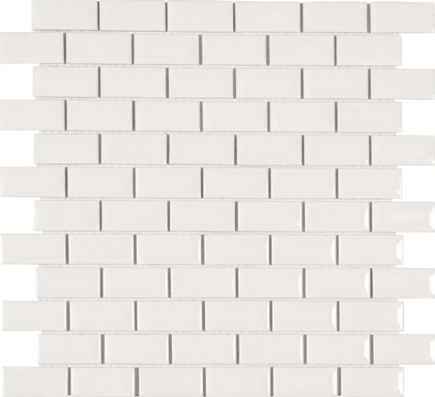 Mozaïektegel Mini Metro wit 32,2x29,8 cm 4 stuks