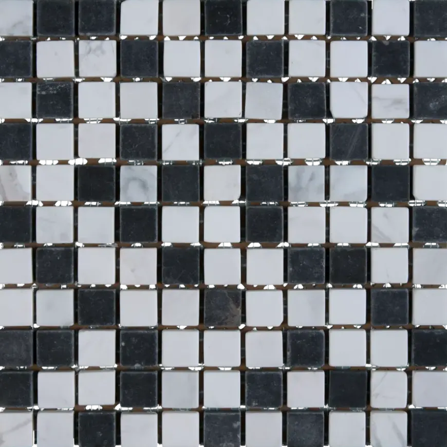 Mozaiek Wit/Zwart/Grijs 30X30CM 4 stuks