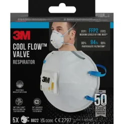 Persoonlijke Bescherming > 3M  Stofmasker voor handmatig en machinaal schuren 8822