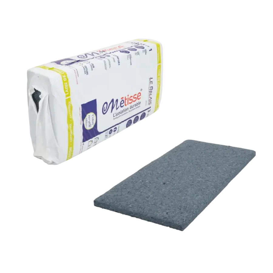 Dakisolatie|Isolatieplaten > Métisse isolatieplaat katoen 4,5 cm 4,32m² Rd 1,15 (6 stuks)