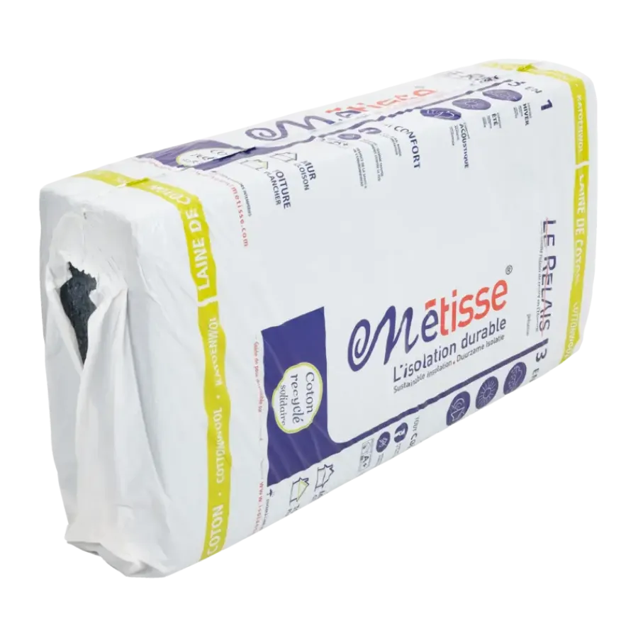 Dakisolatie|Isolatieplaten > Métisse isolatieplaat katoen 4,5 cm 4,32m² Rd 1,15 (6 stuks)