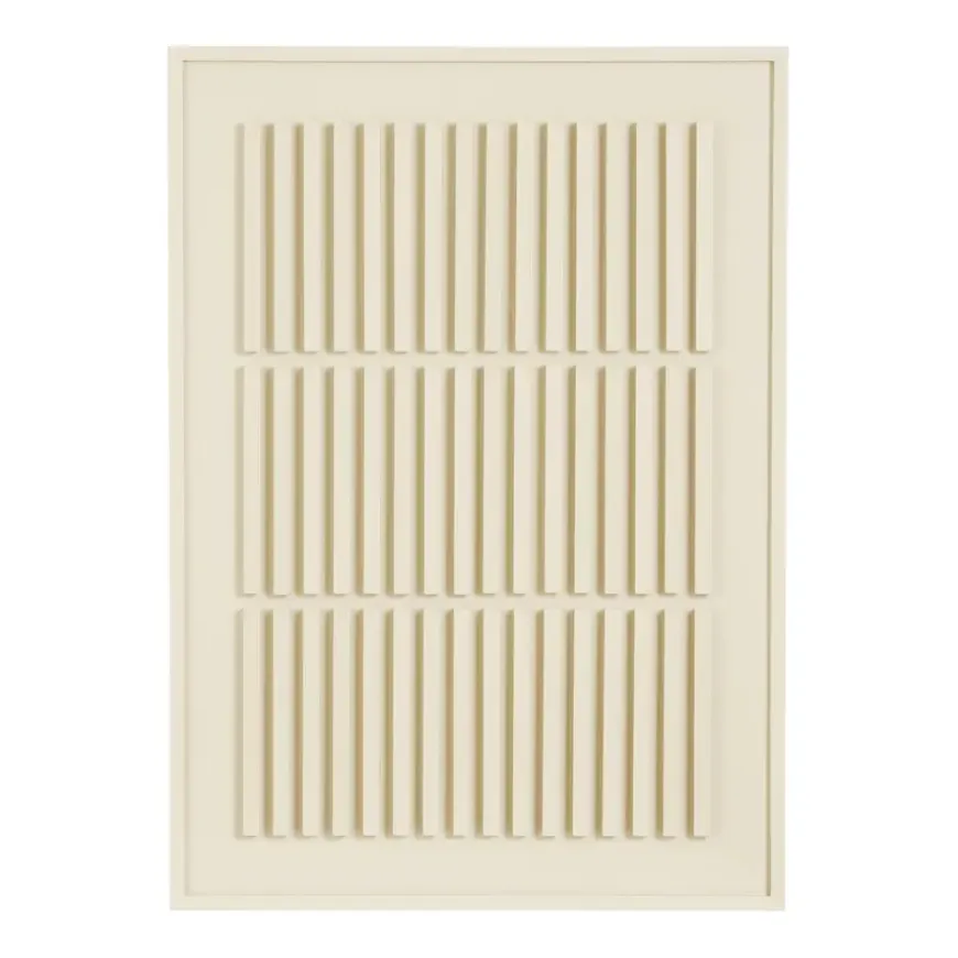 Muurdecoratie donker grijs FSC 100% - l50xb70xh2cm