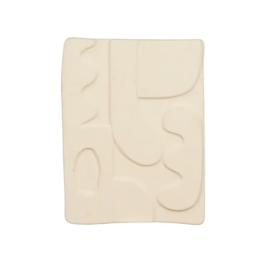 Muurdecoratie l.roze - l18,5xb24xh1,5cm