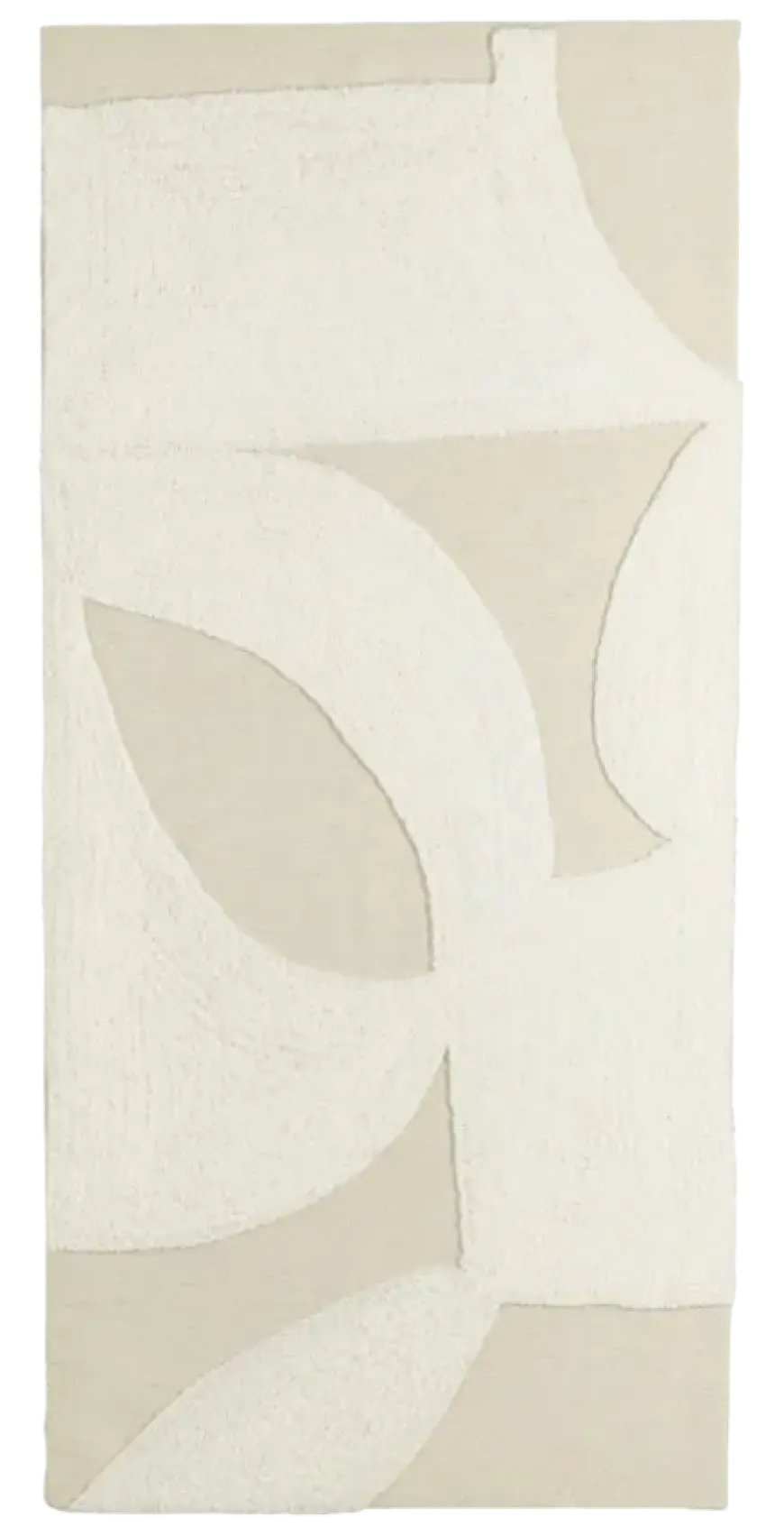 Muurdecoratie off white FSC 100% - l130xb60xh4cm