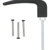 Deurbeslag Buitendeur|Deur Accessoires > Nemef montageset 3400-II beslag kruk-kruk 58-62mm zwart