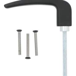 Deurbeslag Buitendeur|Deur Accessoires > Nemef montageset 3400-II beslag kruk-kruk 58-62mm zwart