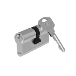 Cilinders|Cilinders > Nemef profielcilinder messing - gelijksluitend voor 3 deuren - voor deuren van 38-42 mm