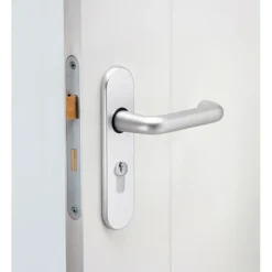 Deursloten|Cilinders > Nemef 1200 serie insteekcilinderslot binnendeur met rvs voorplaat binnendeur Doorn 50mm PC 55mm