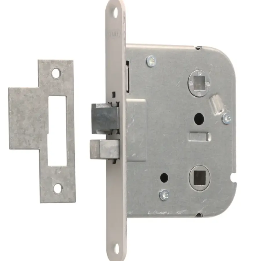 Deursloten|Cilinders > Nemef 1400 serie insteekslot badkamerslot/wc-slot standaard Doorn 55mm PC 55mm