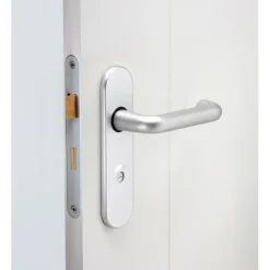 Deursloten|Cilinders > Nemef 1200 serie slotset badkamerslot/wc-slot inclusief beslag Doorn 50mm PC 63mm