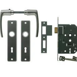 Deursloten|Cilinders > Nemef 1200 serie slotset binnendeur inclusief beslag Doorn 50mm PC 55mm