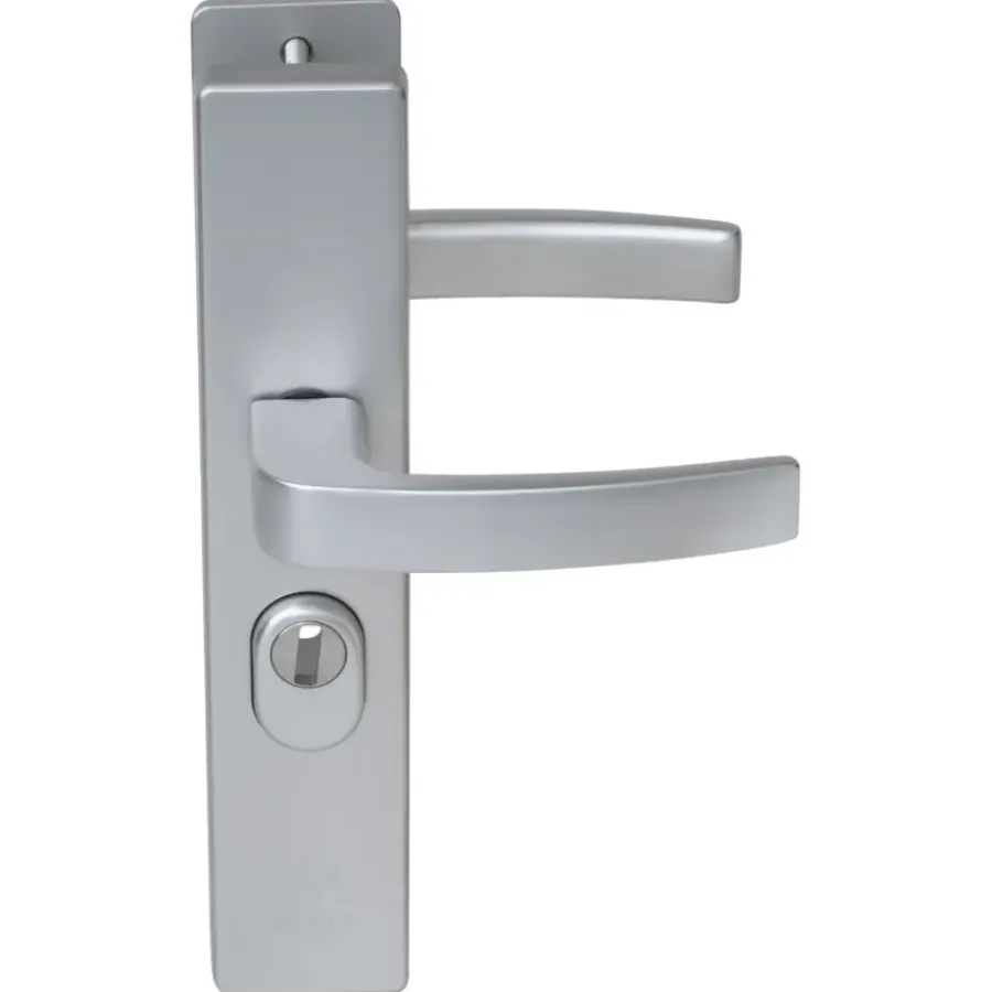 Deurbeslag Buitendeur|Deurklinken > Nemef veiligheidsbeslag LS met kerntrekbeveiliging SKG 3-sterren achterdeur 55 mm