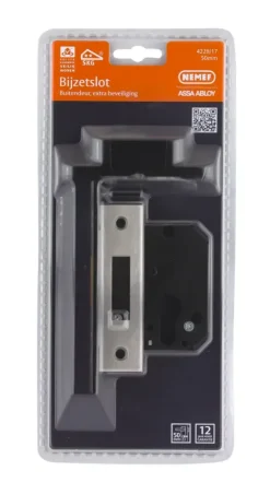Deursloten|Cilinders > Nemef veiligheidsbijzetslot SKG 2-sterren Doorn 60mm PC 72mm