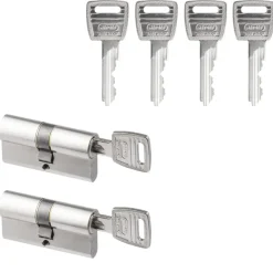 Cilinders|Cilinders > Nemef veiligheidscilinder NF2 30/30 mm SKG 2-sterren gelijksluitend (2 stuks)