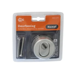 Deurbeslag Buitendeur|Deurklinken > Nemef veiligheidsrozet rond met kerntrekbeveiliging 60 mm