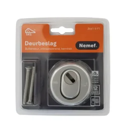 Deurbeslag Buitendeur|Deurklinken > Nemef veiligheidsrozet rond met kerntrekbeveiliging 60 mm