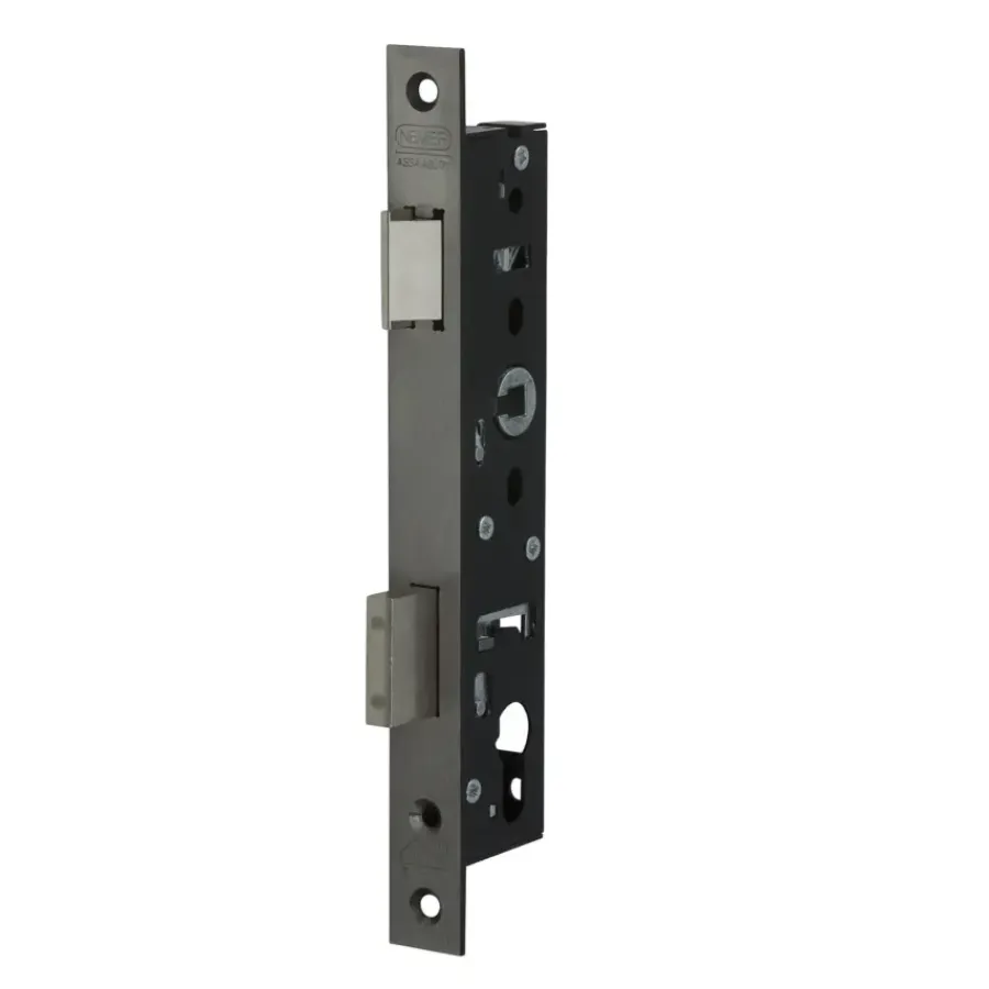 Deursloten|Cilinders > Nemef Veiligheidssmaldeurslot Gelakt SKG 2-sterren Doorn 30mm PC 92mm