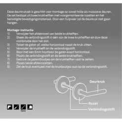 Deurbeslag Binnendeur|Deurbeslag Binnen > Novidade deurkrukset Hera rond rozet RVS