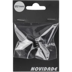 Novidade steigerbuis afdekdop zwart ø 21 mm