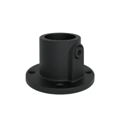 Novidade steigerbuis koppelstuk voetplaat zwart ø 27 mm