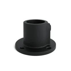 Novidade steigerbuis koppelstuk voetplaat zwart ø 27 mm