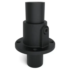 Novidade steigerbuis koppelstuk voetplaat zwart ø 21 mm