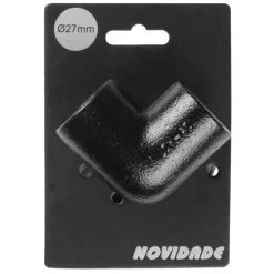Novidade steigerbuis koppelstuk kniestuk zwart ø 27 mm