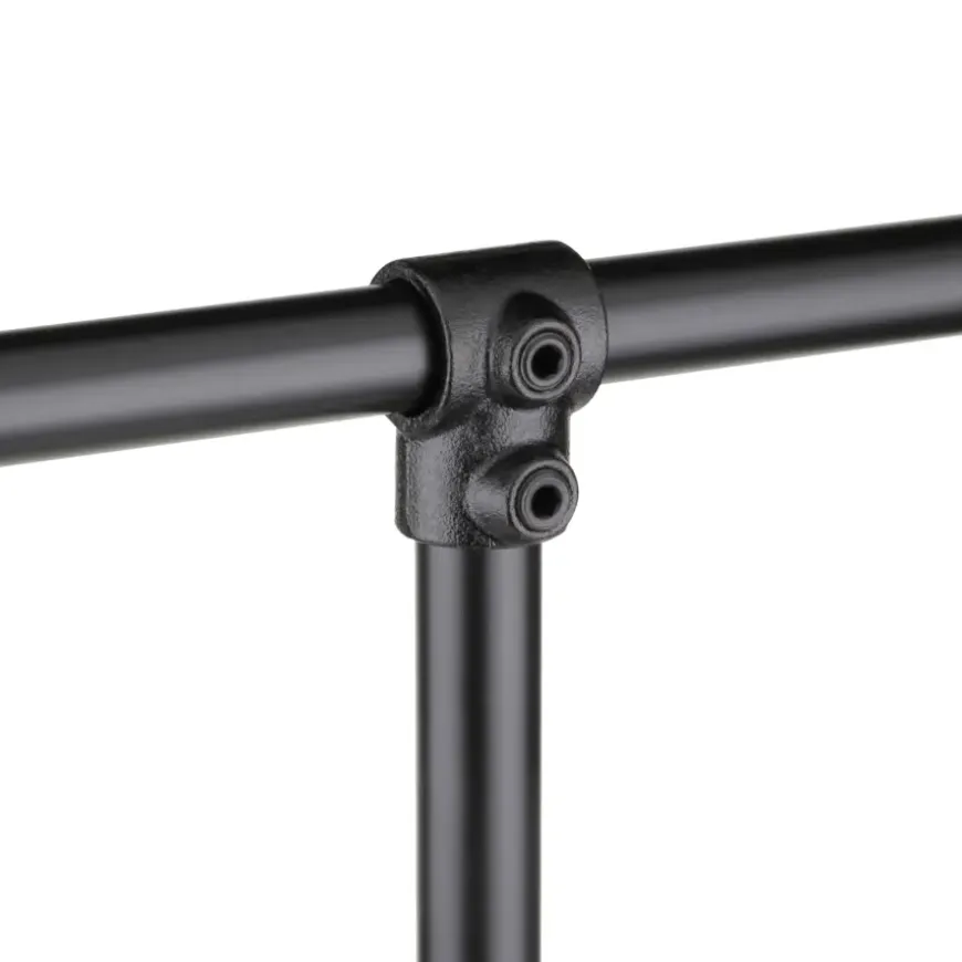 Novidade steigerbuis koppelstuk t-stuk zwart ø 42 mm