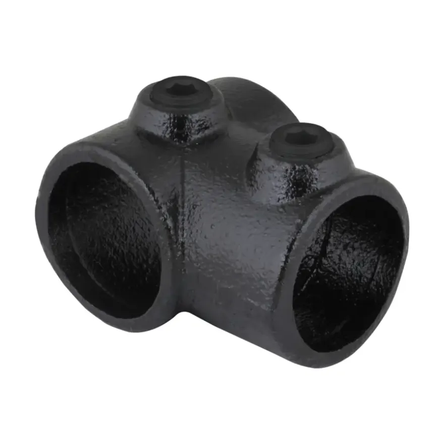 Novidade steigerbuis koppelstuk t-stuk zwart ø 42 mm