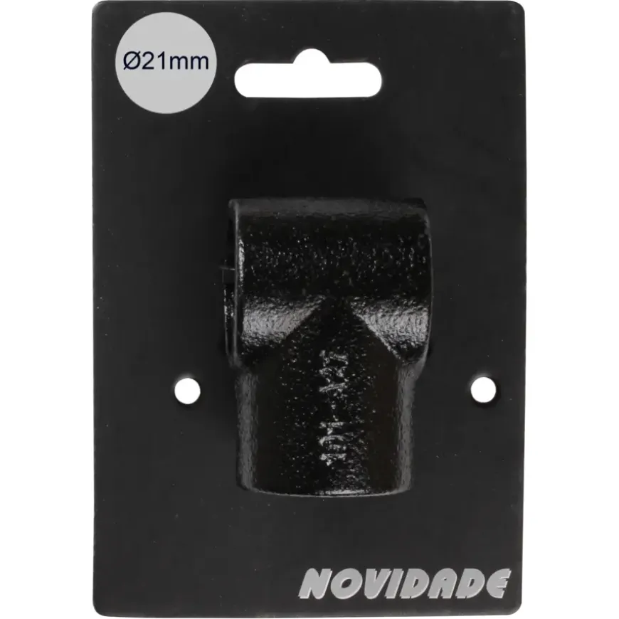 Novidade steigerbuis koppelstuk t-stuk zwart ø 21 mm