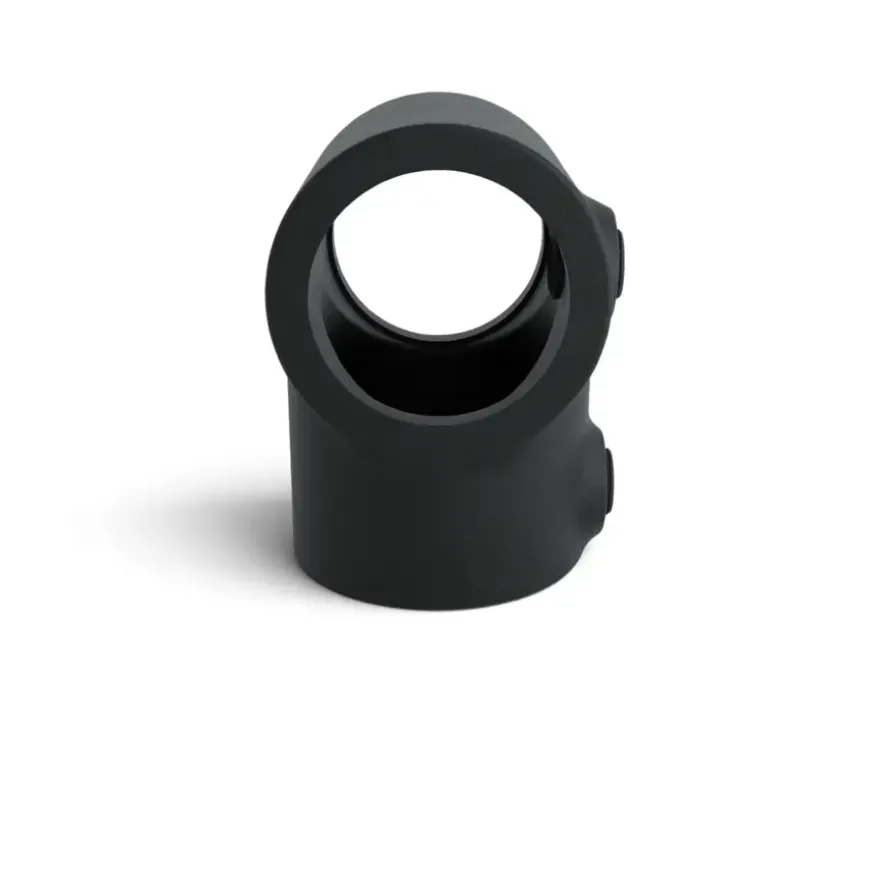 Novidade steigerbuis koppelstuk t-stuk zwart ø 21 mm
