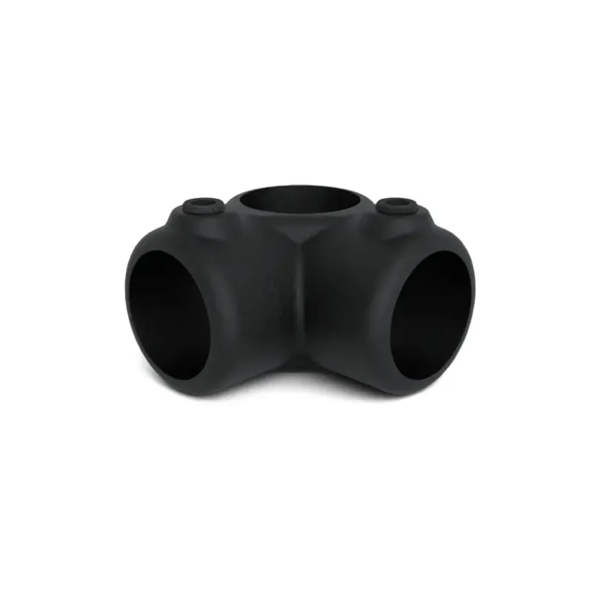 Novidade steigerbuis koppelstuk hoekstuk zwart ø 27 mm