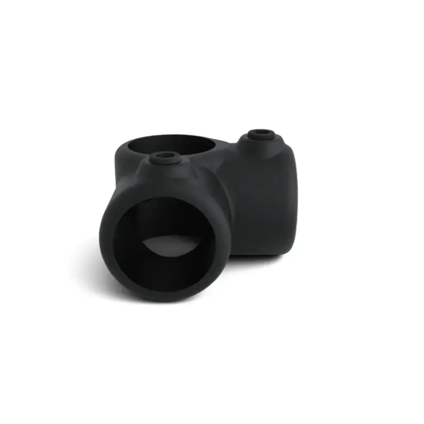 Novidade steigerbuis koppelstuk hoekstuk zwart ø 27 mm