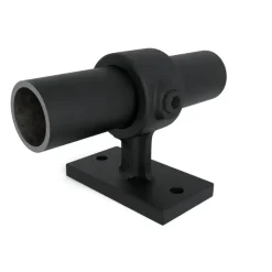 Novidade steigerbuis koppelstuk leuningdrager zwart ø 21 mm