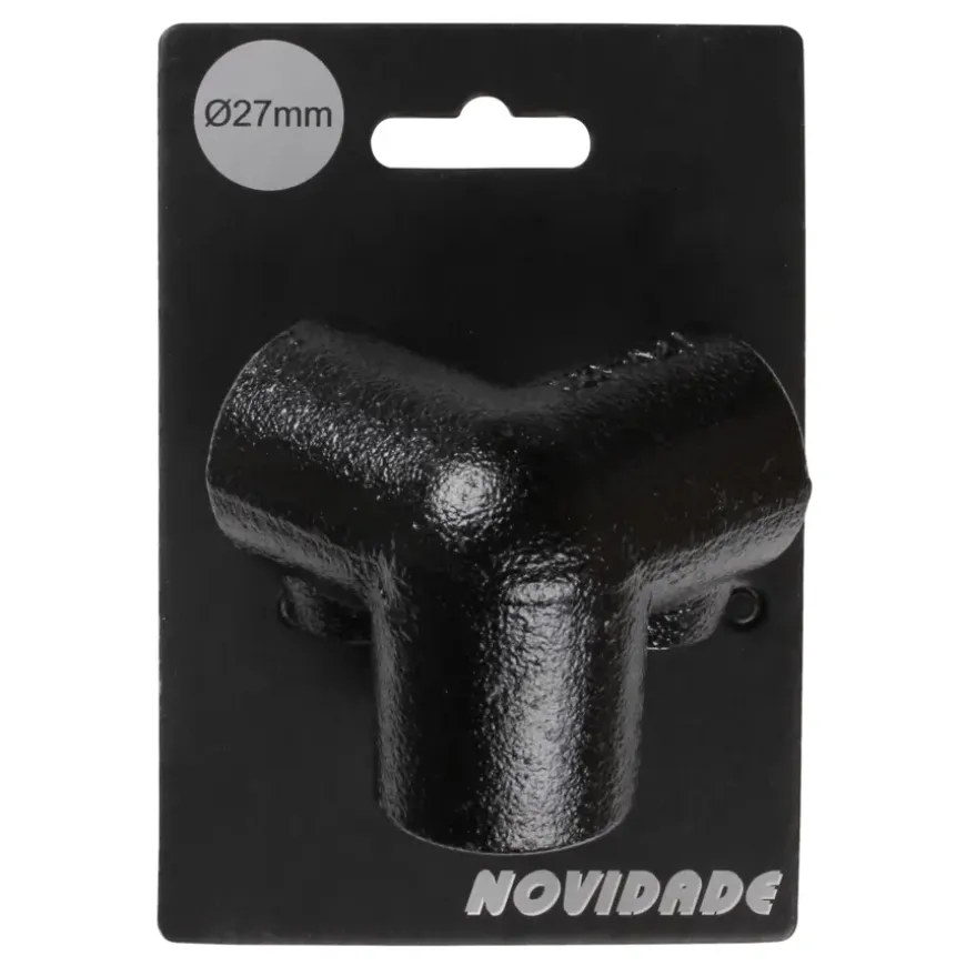 Novidade steigerbuis koppelstuk hoekstuk zwart ø 27 mm