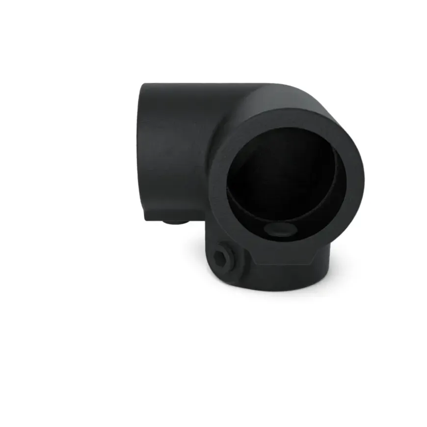 Novidade steigerbuis koppelstuk hoekstuk zwart ø 27 mm