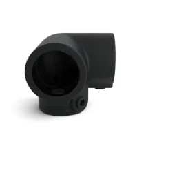 Novidade steigerbuis koppelstuk hoekstuk zwart ø 21 mm