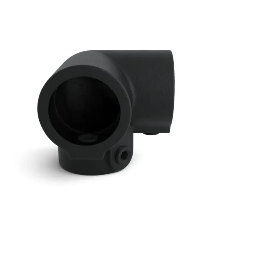 Novidade steigerbuis koppelstuk hoekstuk zwart ø 21 mm