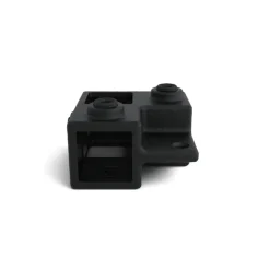 Novidade steigerbuis koppelstuk vierkant zwart ø 25 mm