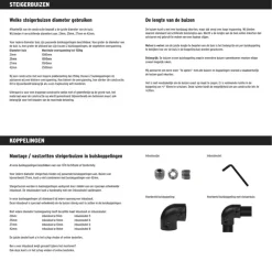 Novidade steigerbuis verzinkt lengte 500 mm ø 21 mm