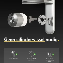 Deursloten|Cilinders > NUKI Smart Lock Pro - slim deurslot