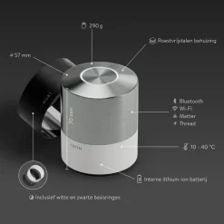 Deursloten|Cilinders > NUKI Smart Lock Pro - slim deurslot