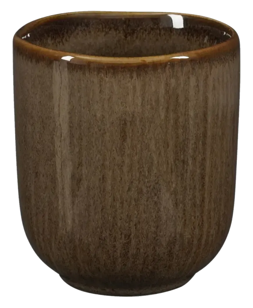 Nusa mok bruin - h10xd8,5cm