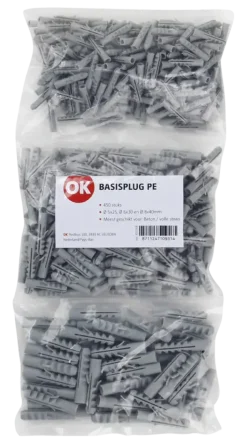 OK Basisplug 5, 6 and 8mm 450T