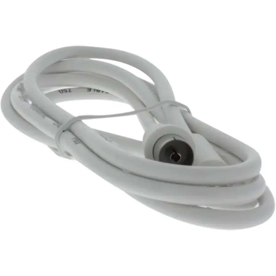 Audio & Video Accessoires > OK Coax Snoer 1,5 Meter Wit