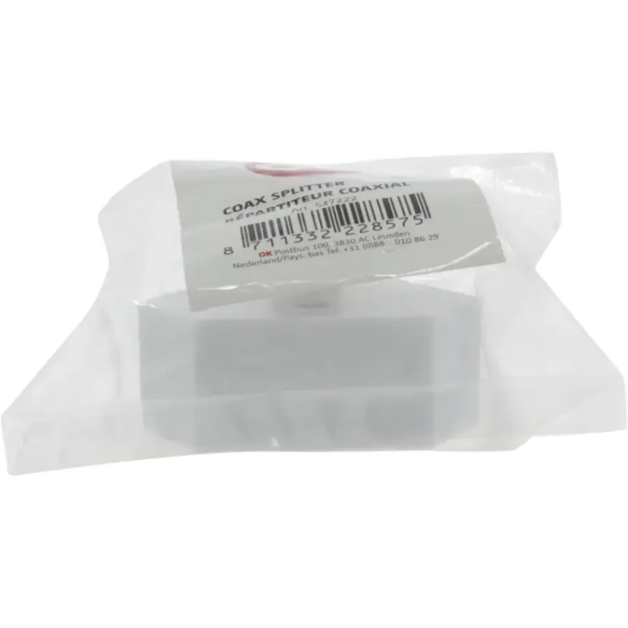Audio & Video Accessoires > OK coax splitter TV wit